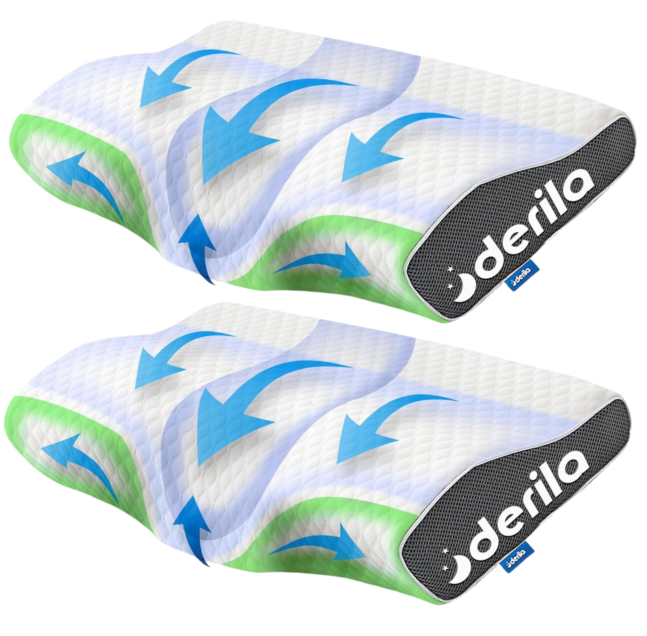 Amazon｜Derila (デリラ) 頚椎クイーンサイズ 睡眠用枕 - 首と肩の痛み