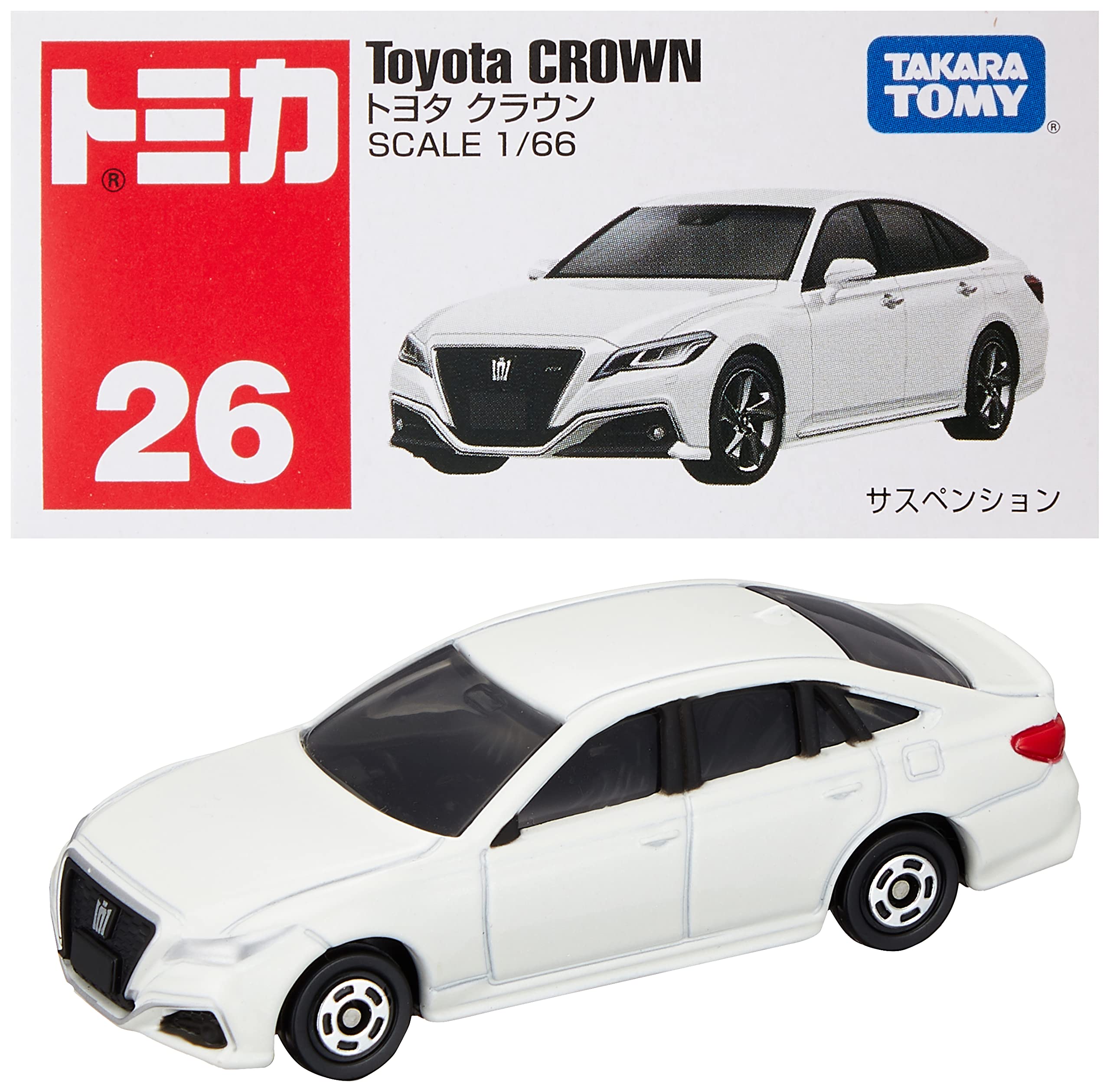 TOMICA トミカ クラウンDX 白色 1Aホイール TOMICA トミカ クラウンDX