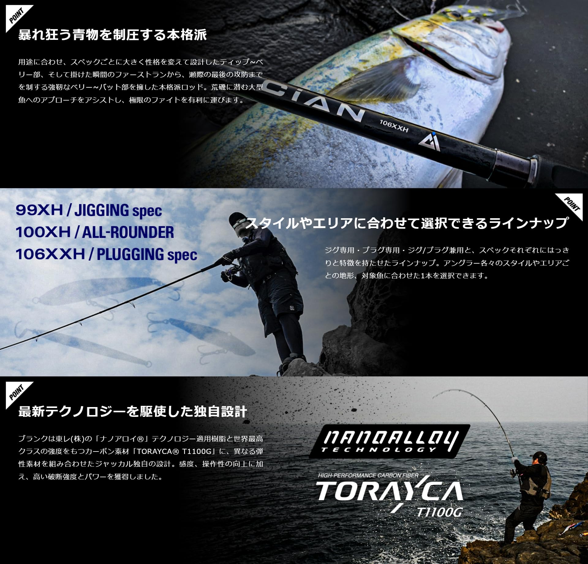 Amazon | JACKALL(ジャッカル) シアン (CiAN) CiAN-99XH | JACKALL