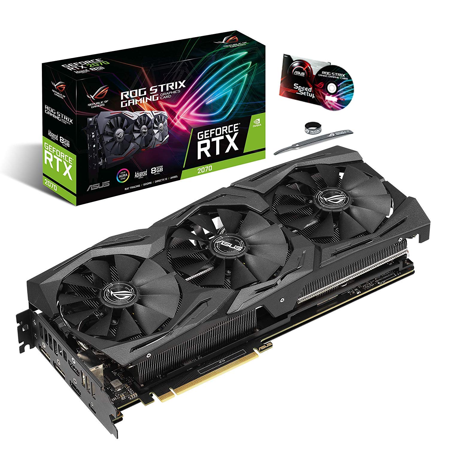 Amazon | ASUS GeForce グラフィックカード RTX 2070 オーバークロック