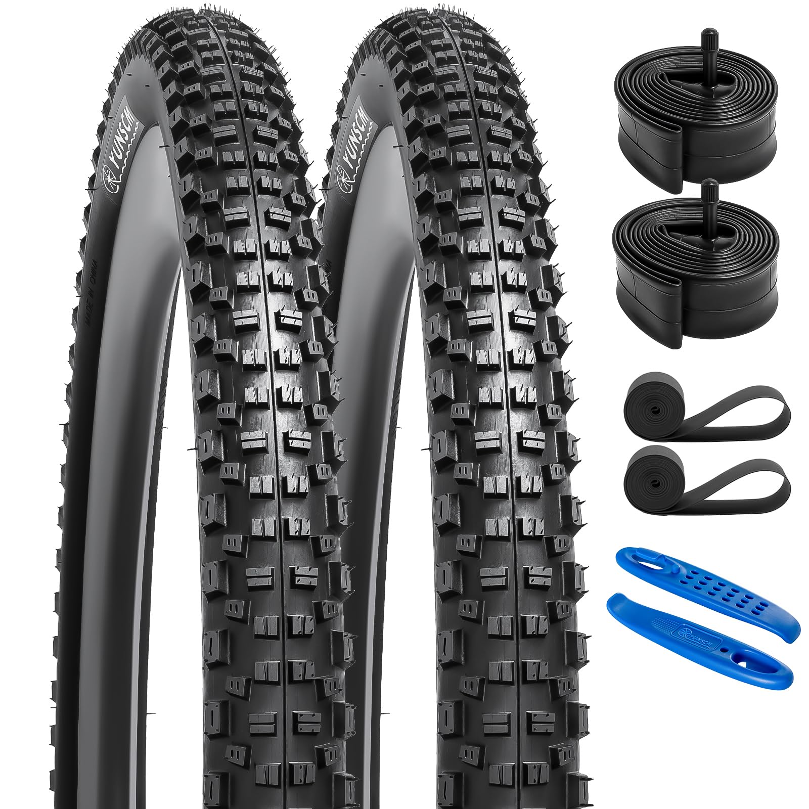 Amazon | YunSCM 2本セット,26 2.25 タイヤ,26x2.25 57-559 自転車