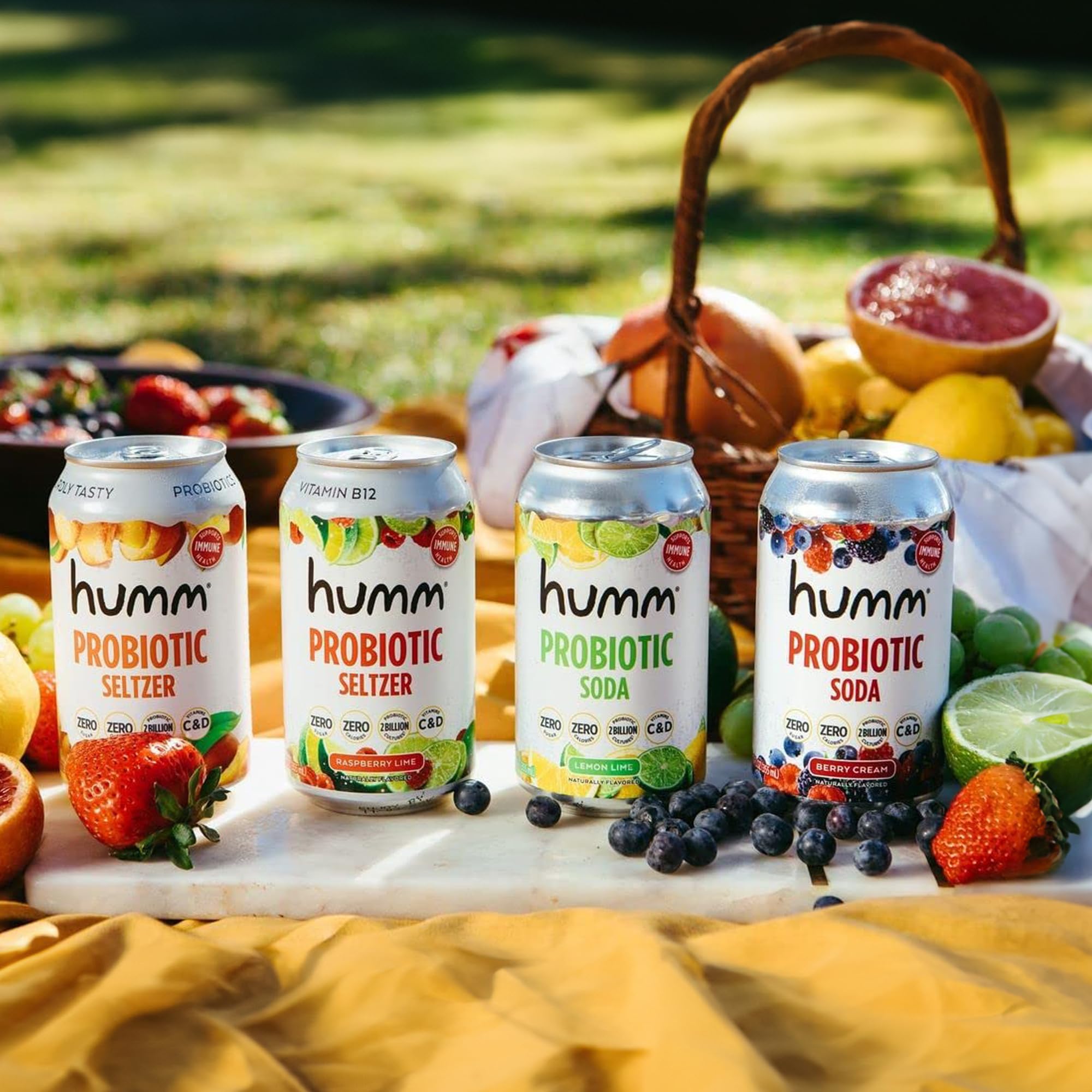 Amazon.com: Humm Peach Sparkling Water, Zero Sugar, Zero Calorie