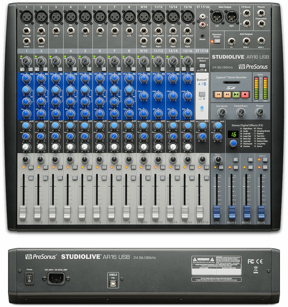 Amazon | PreSonus アナログミキサー StudioLive AR16 USB オーディオ