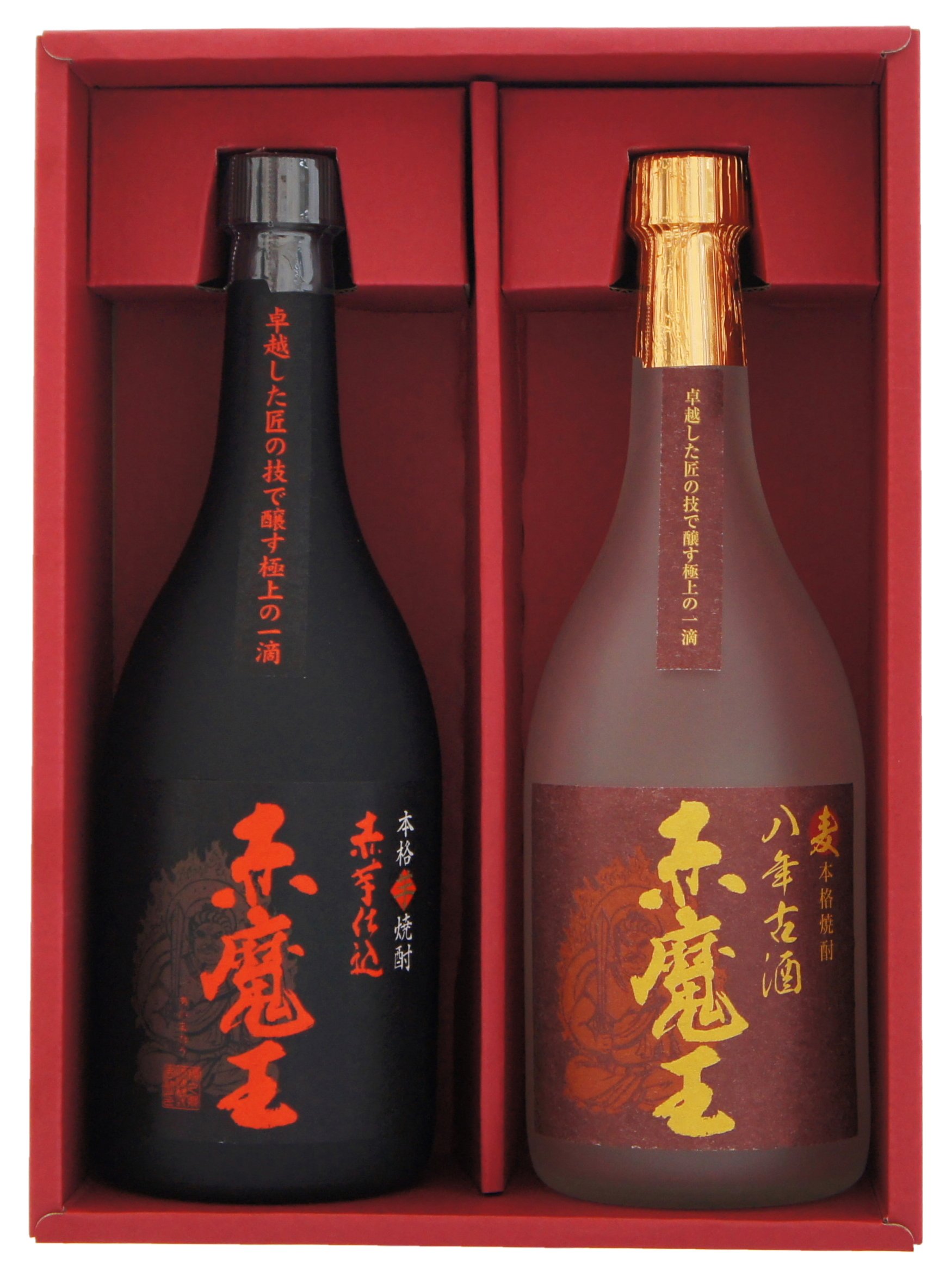 Amazon.co.jp: 櫻の郷酒造 赤魔王 芋麦セット [ 焼酎 25度 宮崎県