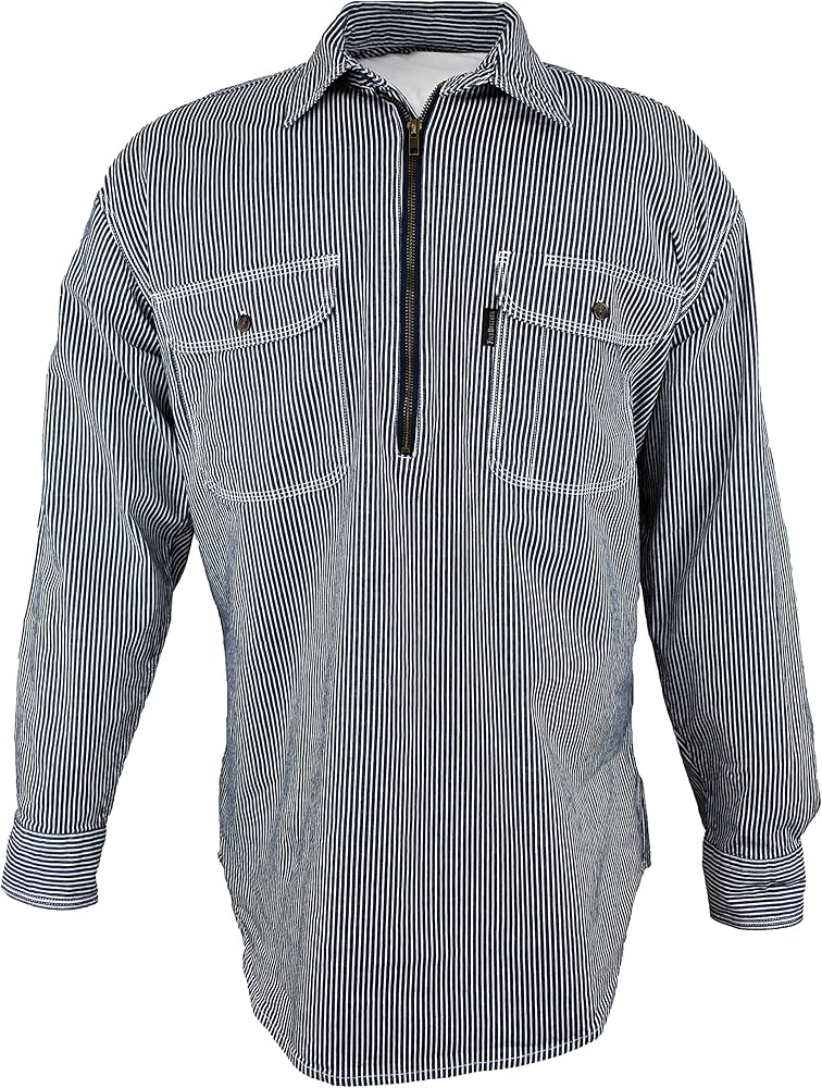 Amazon.com: Five Brother Hickory Half Zip Logger Shirt, 5908.47