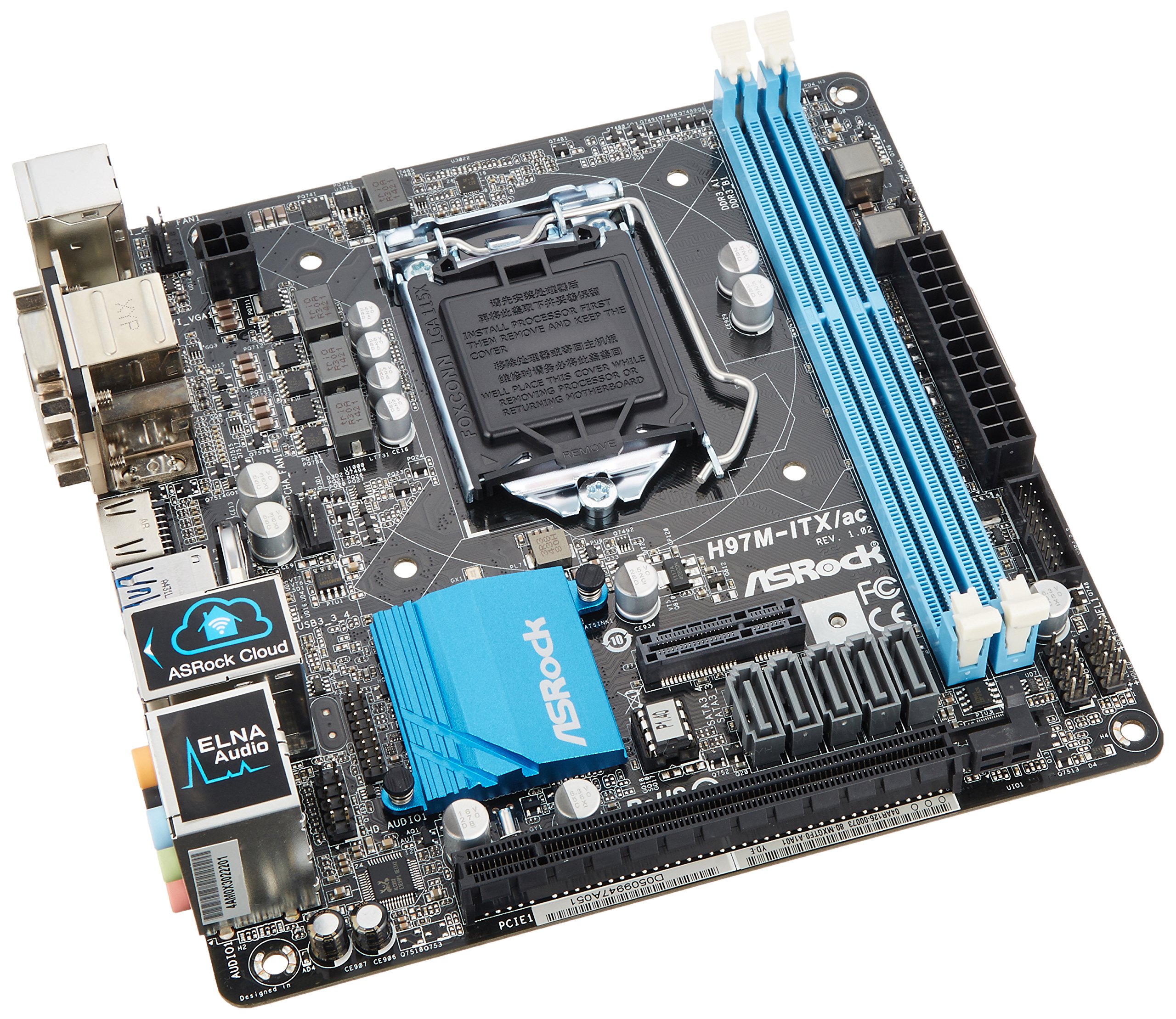 Amazon | ASRock マザーボード H97 Mini-ITX H97M-ITX/ac | ASRock