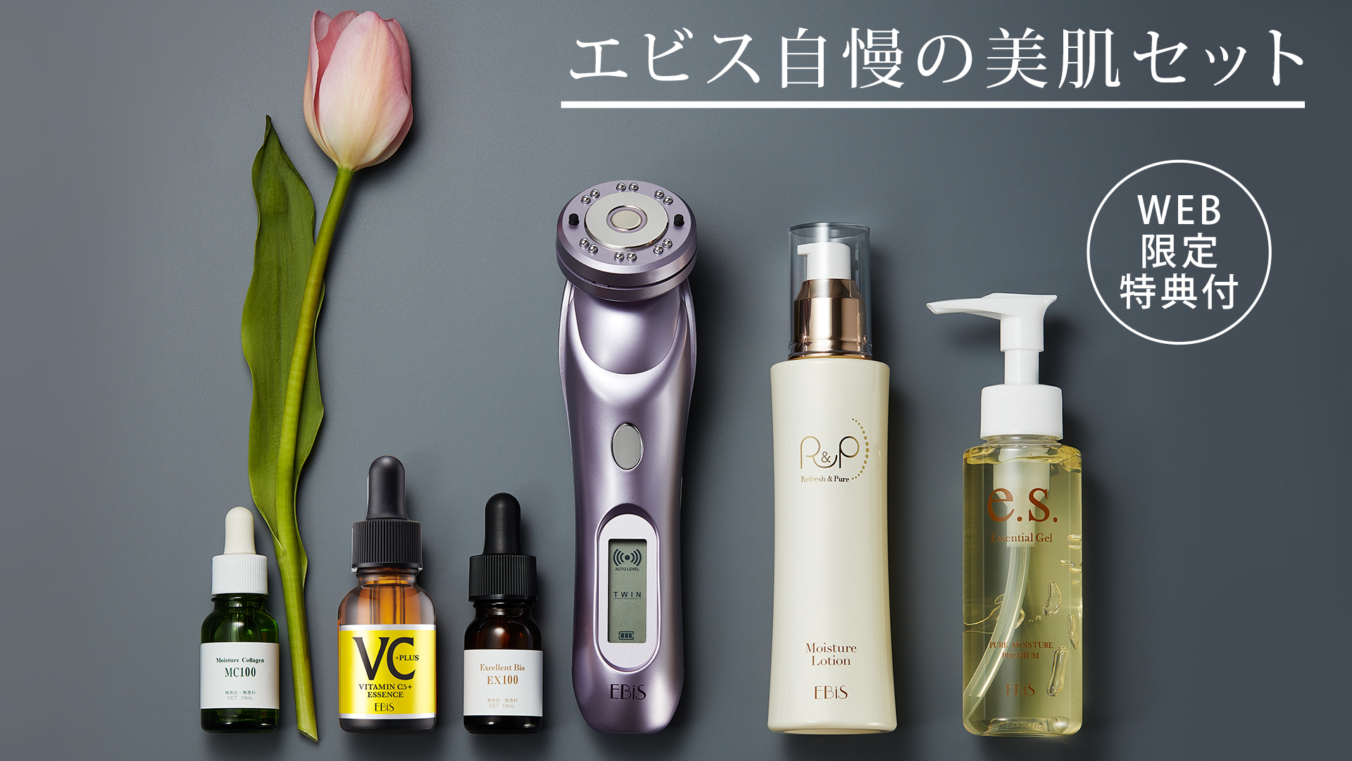 Amazon.co.jp: エビス化粧品(EBiS) 美顔器 超音波美顔器 ツインエレナ