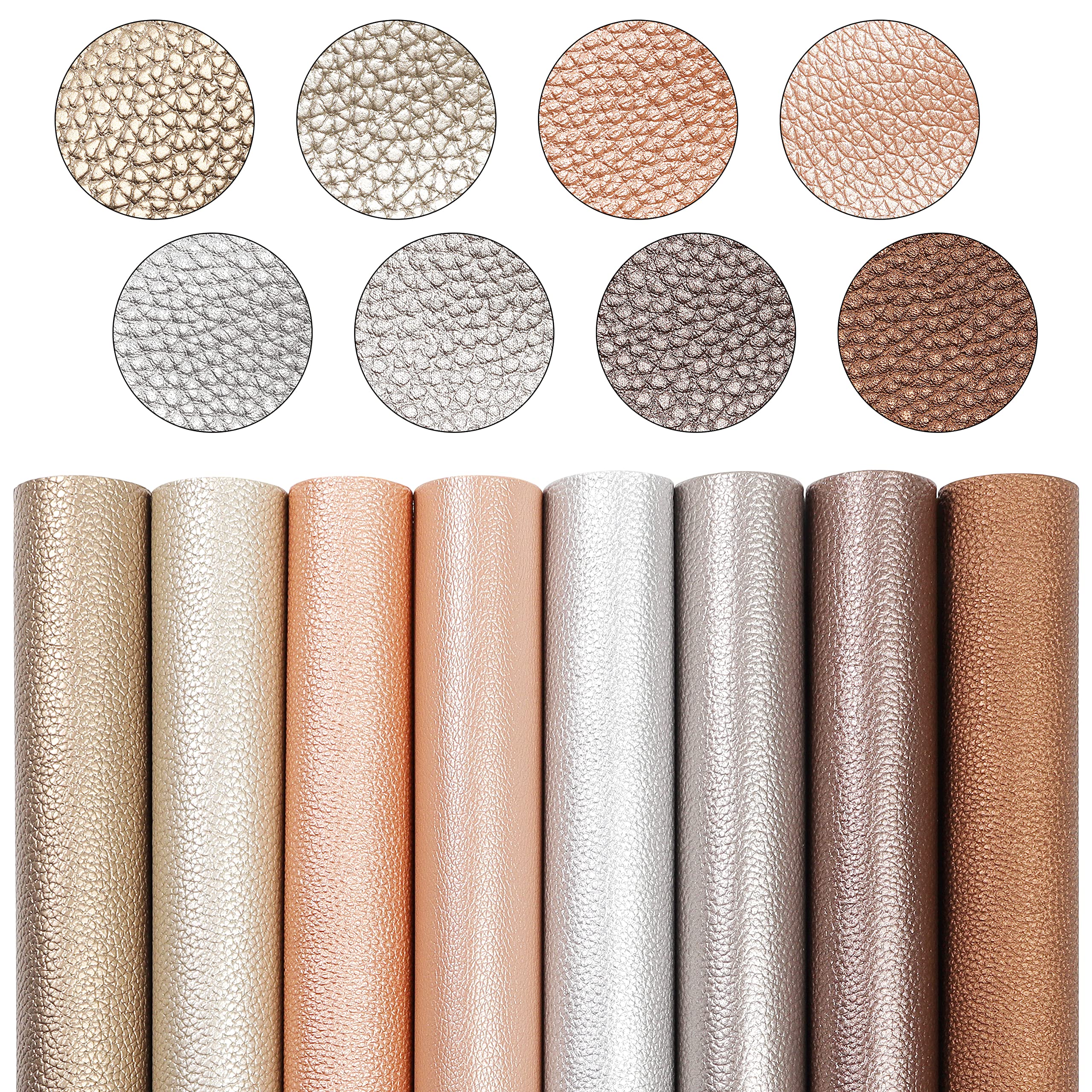 Amazon.com: LOTOFUN Shiny Pearl Faux Leather Sheets: Soft Pearl