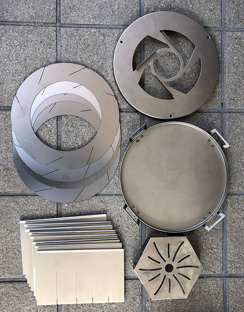 Amazon.co.jp: ステンレス製七輪グリル収納袋付き : スポーツ＆アウトドア