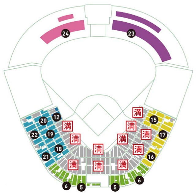 ニュース - チケット - 2024年阪神タイガース年間予約席の新規募集席の