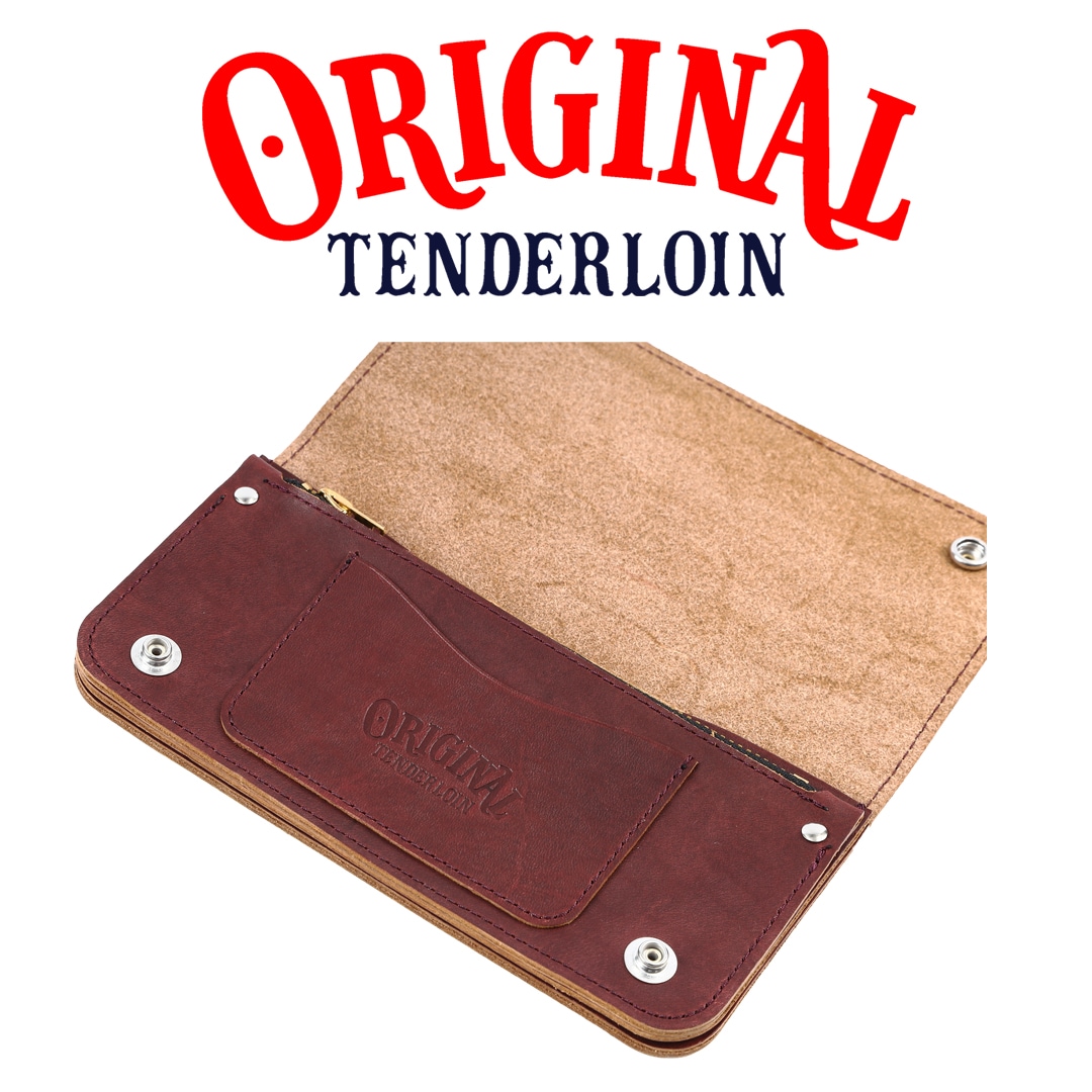 TENDERLOIN TRUCKER WALLET LONG BURGUNDY | OTHER | TENDERLOIN