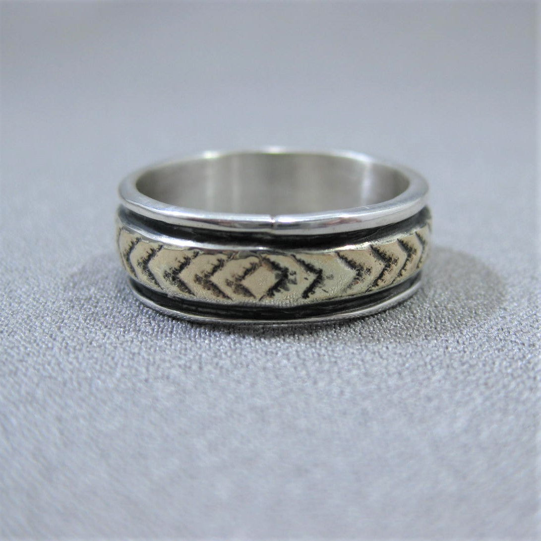 ブルース・モーガンによる14K & シルバーリング – MALAIKA worldwide store