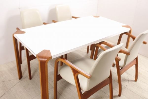 2020/1/21】天童木工「アントラー」坂倉準三 ダイニングセット - 中古