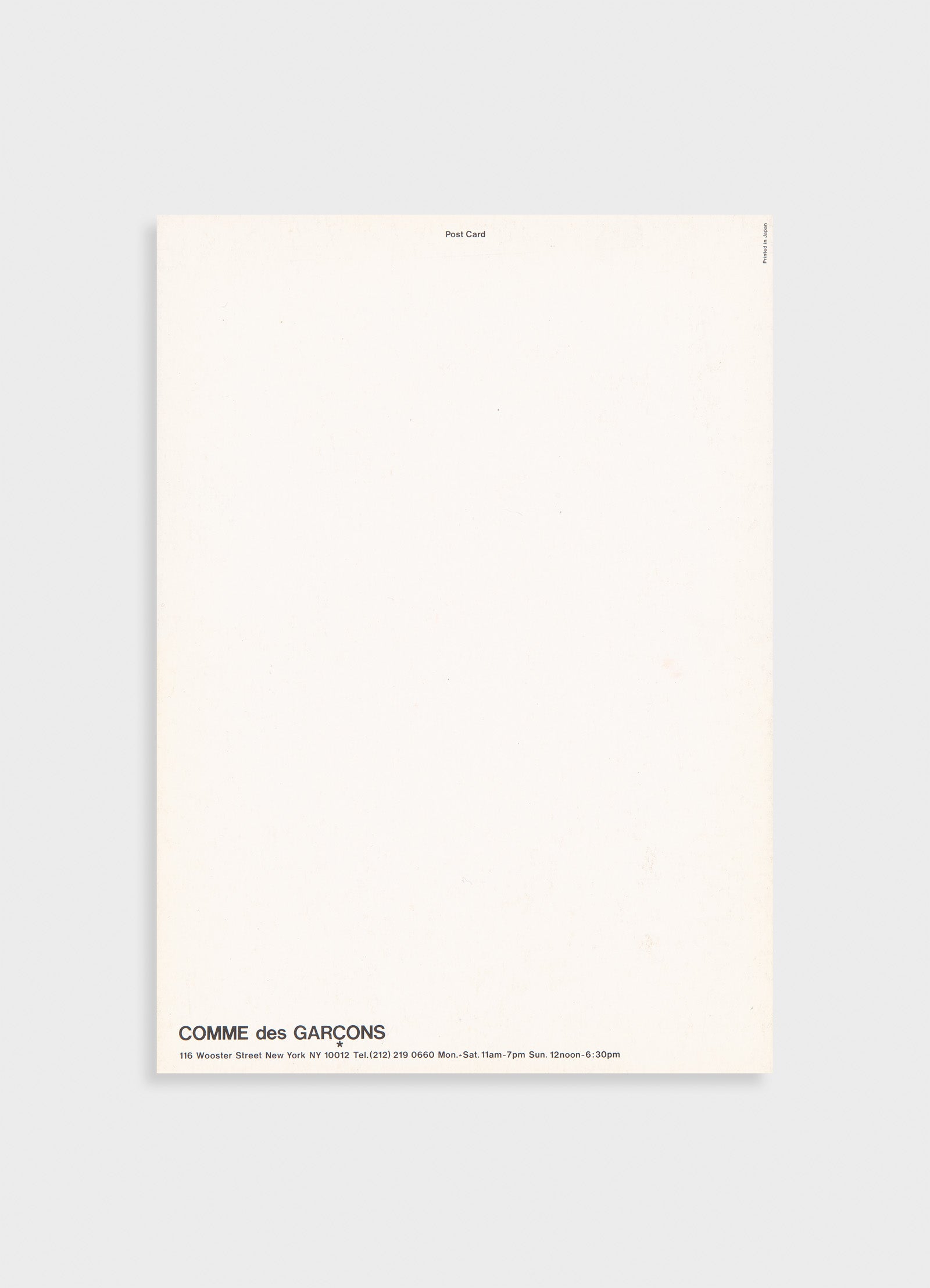 Cindy Sherman / Comme des Garçons [1994 Spring/Summer Campaign