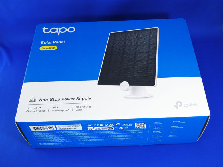 PRレビュー】TP-Link Tapo A200 | Tapoバッテリー式カメラ用ソーラー
