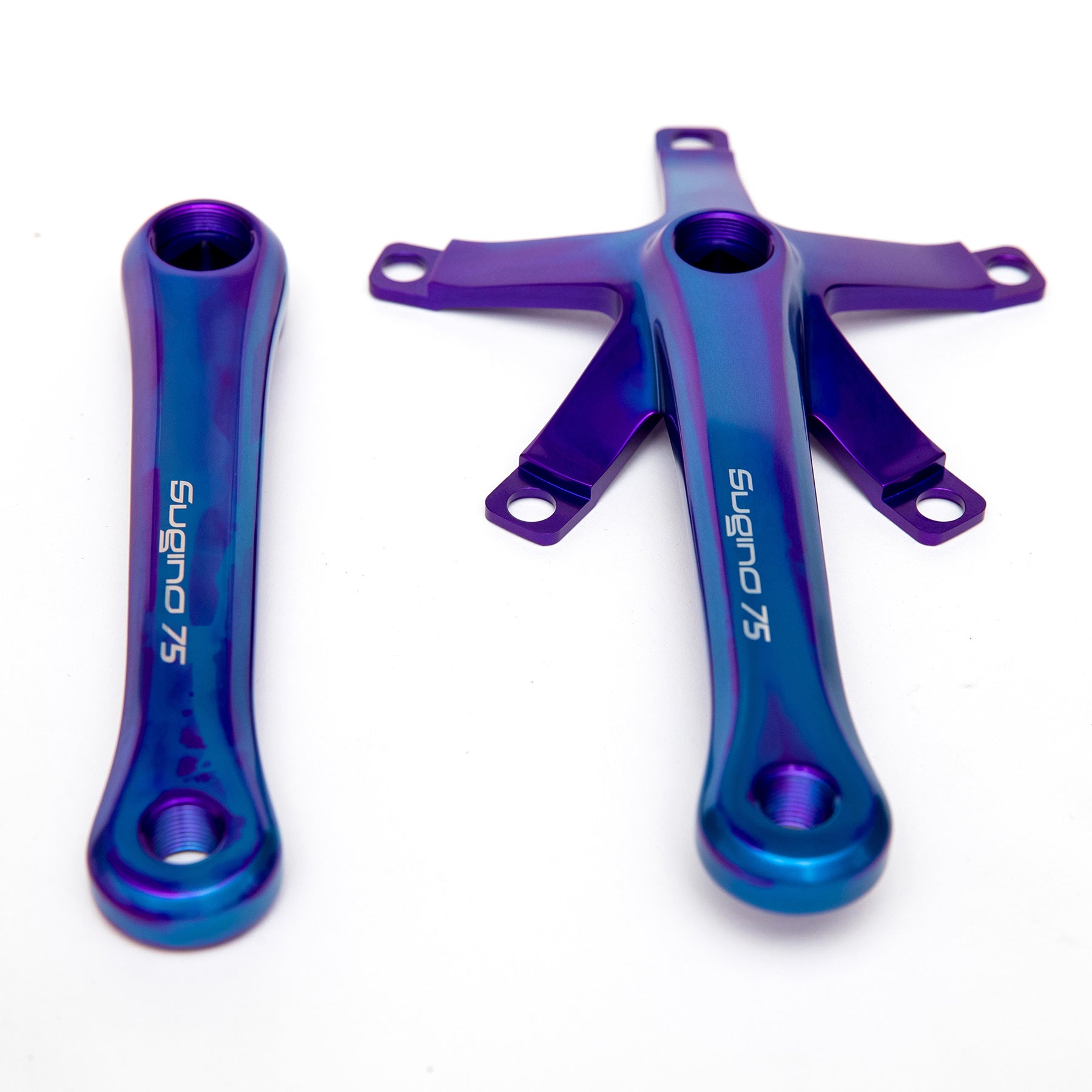MASH X Sugino 75 Purple/Blue Crank Arms 165 – MASH SF