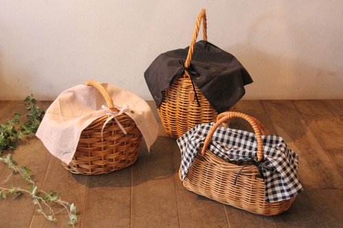 かご・バスケット・雑貨 - menui | かごバッグカバーに。【コットン