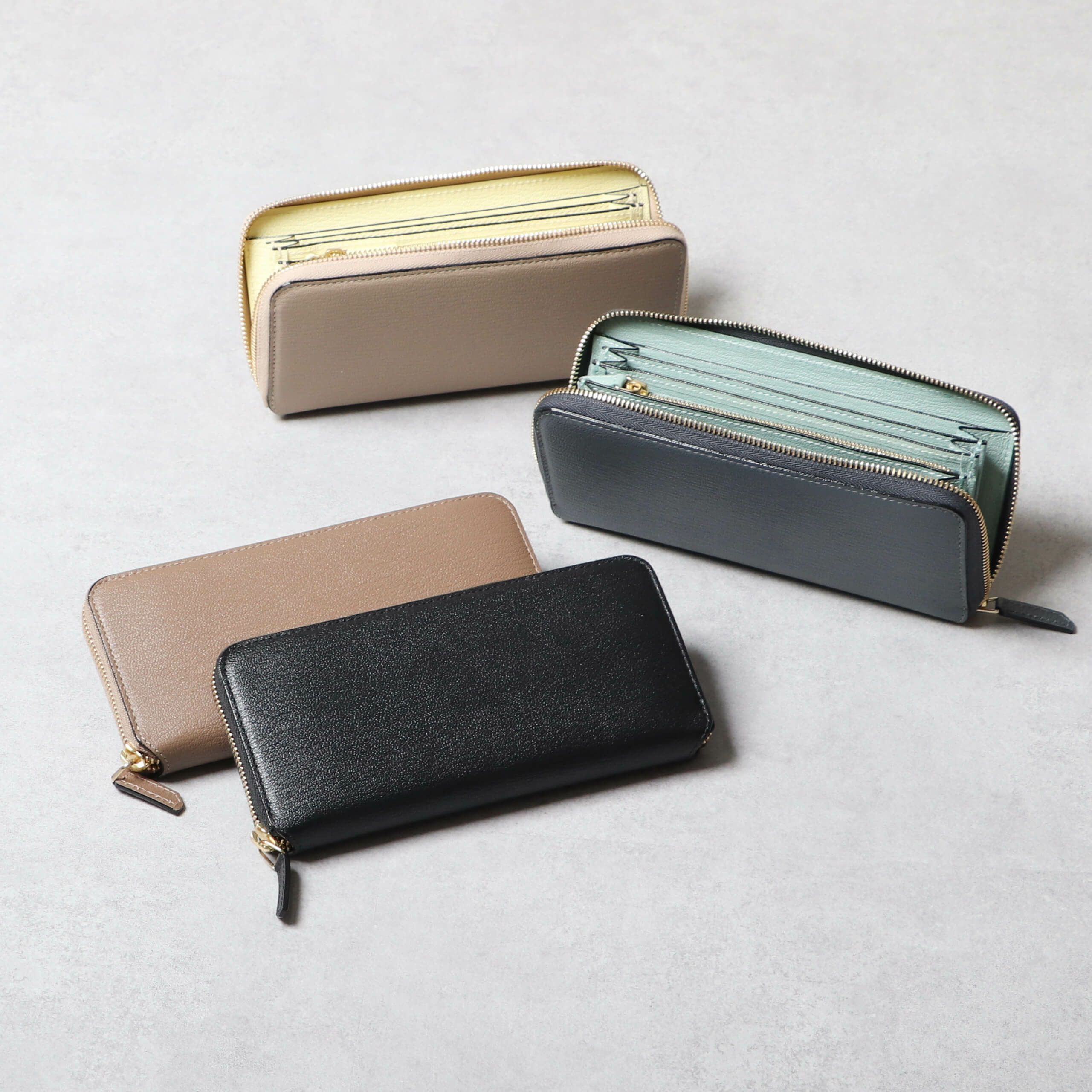 ラルコバレーノ ドレスラウンドジップロングウォレット 長財布 L