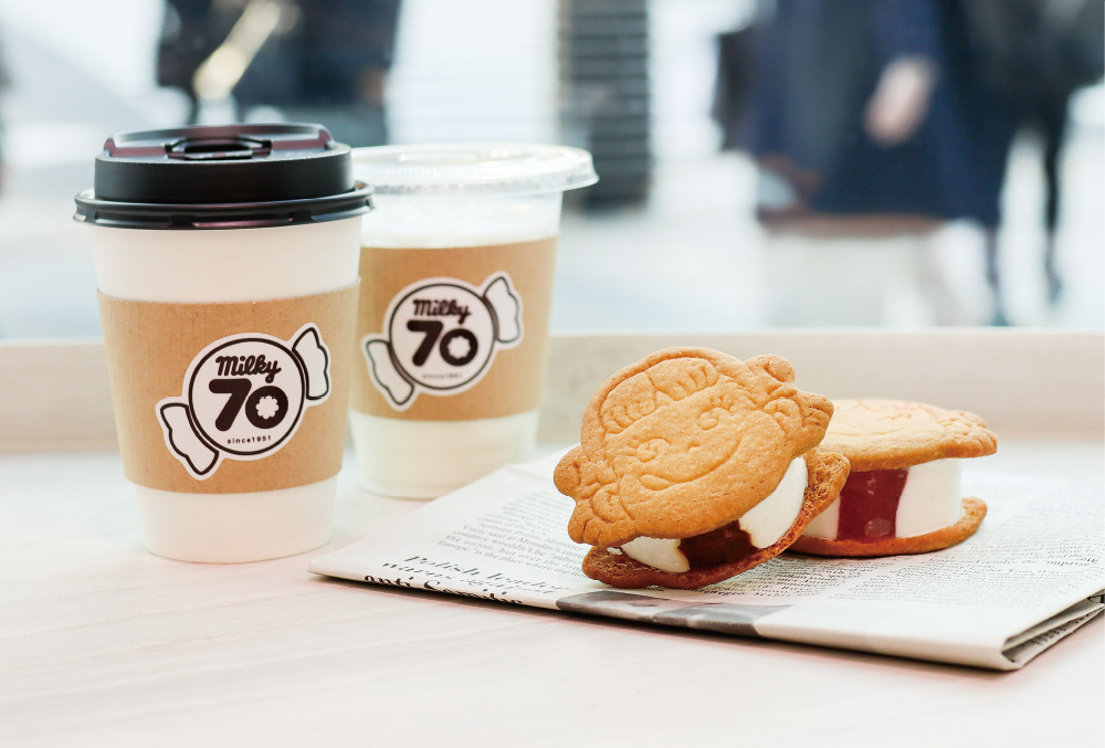 ミルキー 70 シンス 1951 数寄屋橋店