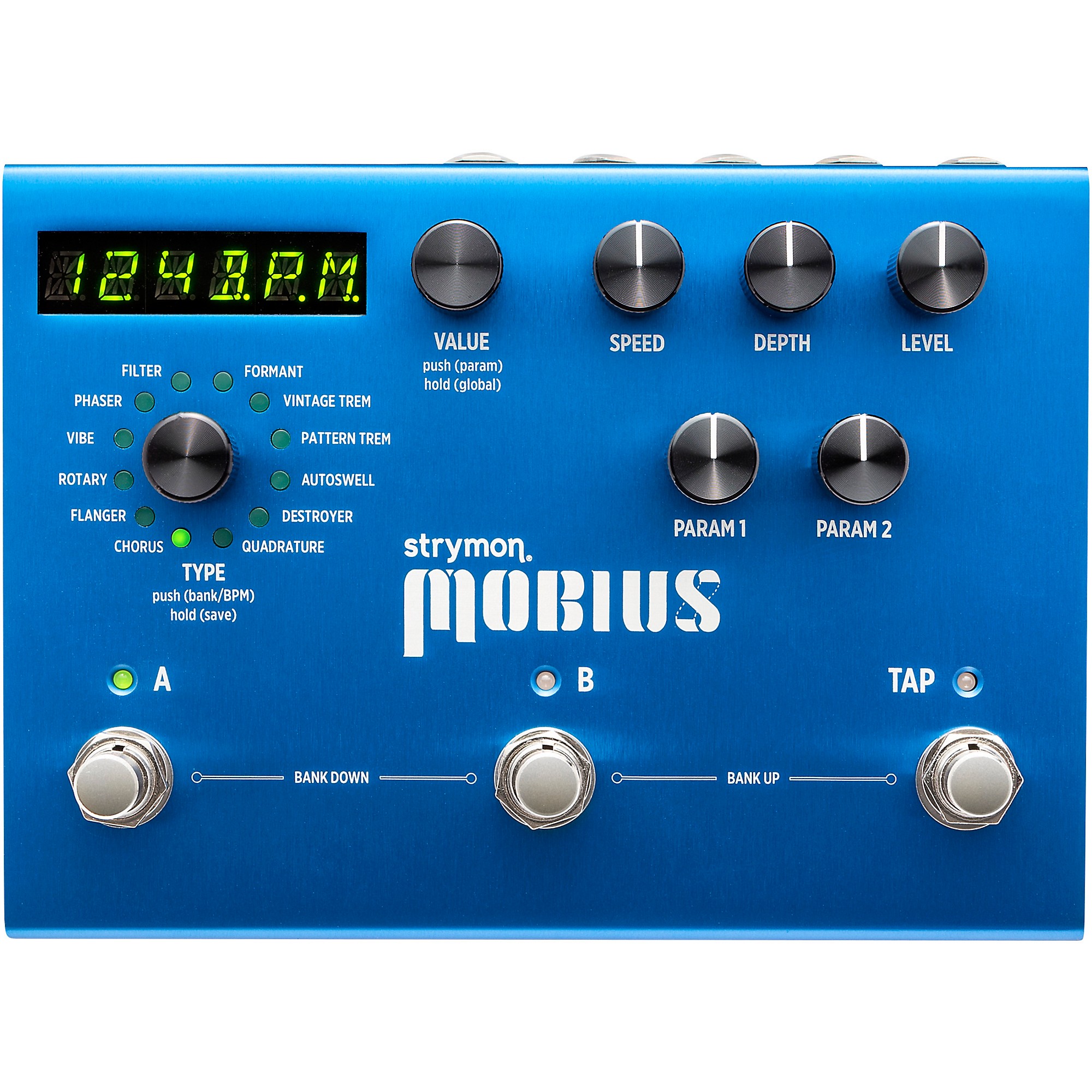 Strymon Mobius Multi-Modulation Effects Pedal Blue | Guitar Center