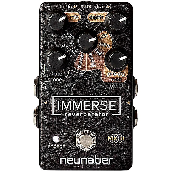 Neunaber Immerse Reverberator Mk II Stereo Reverb Effects Pedal