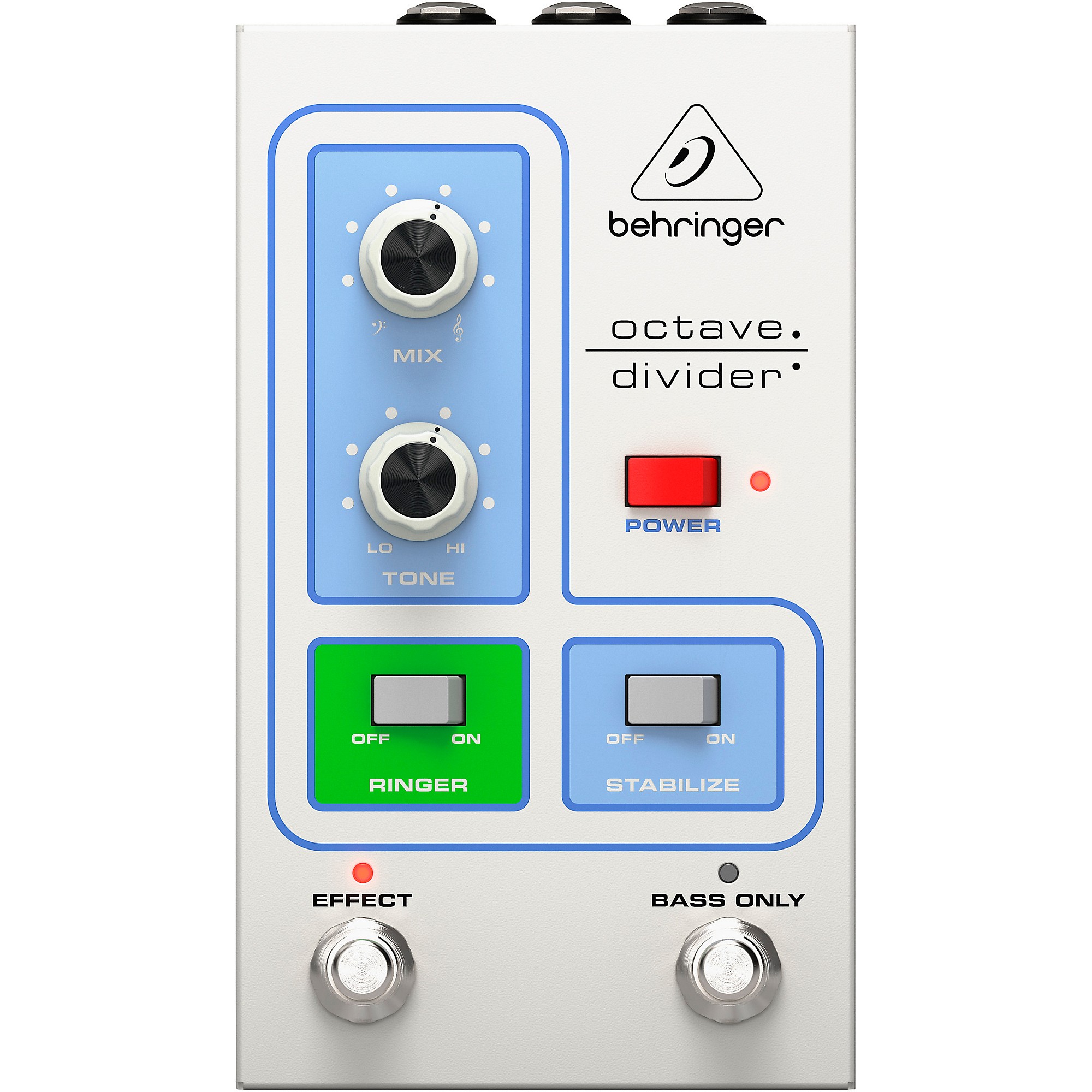 Behringer Octave Divider Effects Pedal Silver | Guitar Center