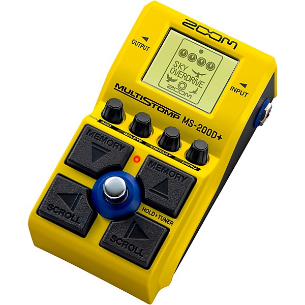 Zoom MS-200D+ Multi-Stomp Distortion Effects Pedal Yellow | Guitar