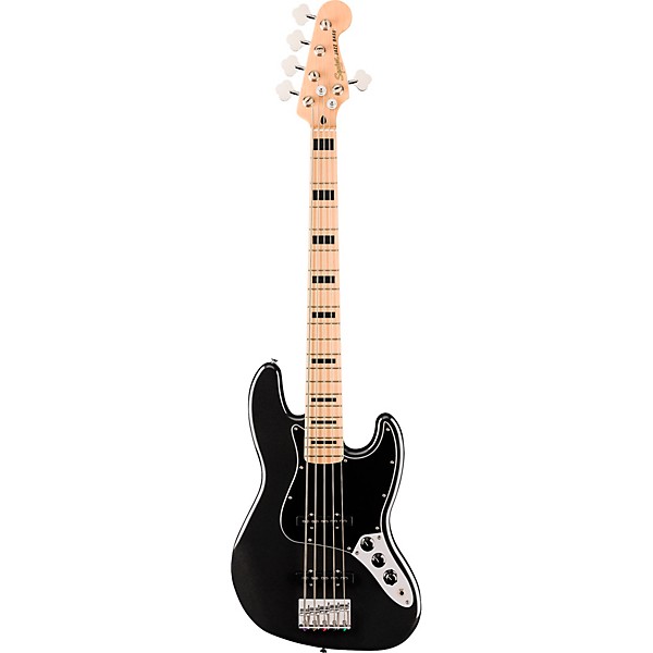Squier Affinity Series Active Jazz Bass V Black Metallic | Guitar