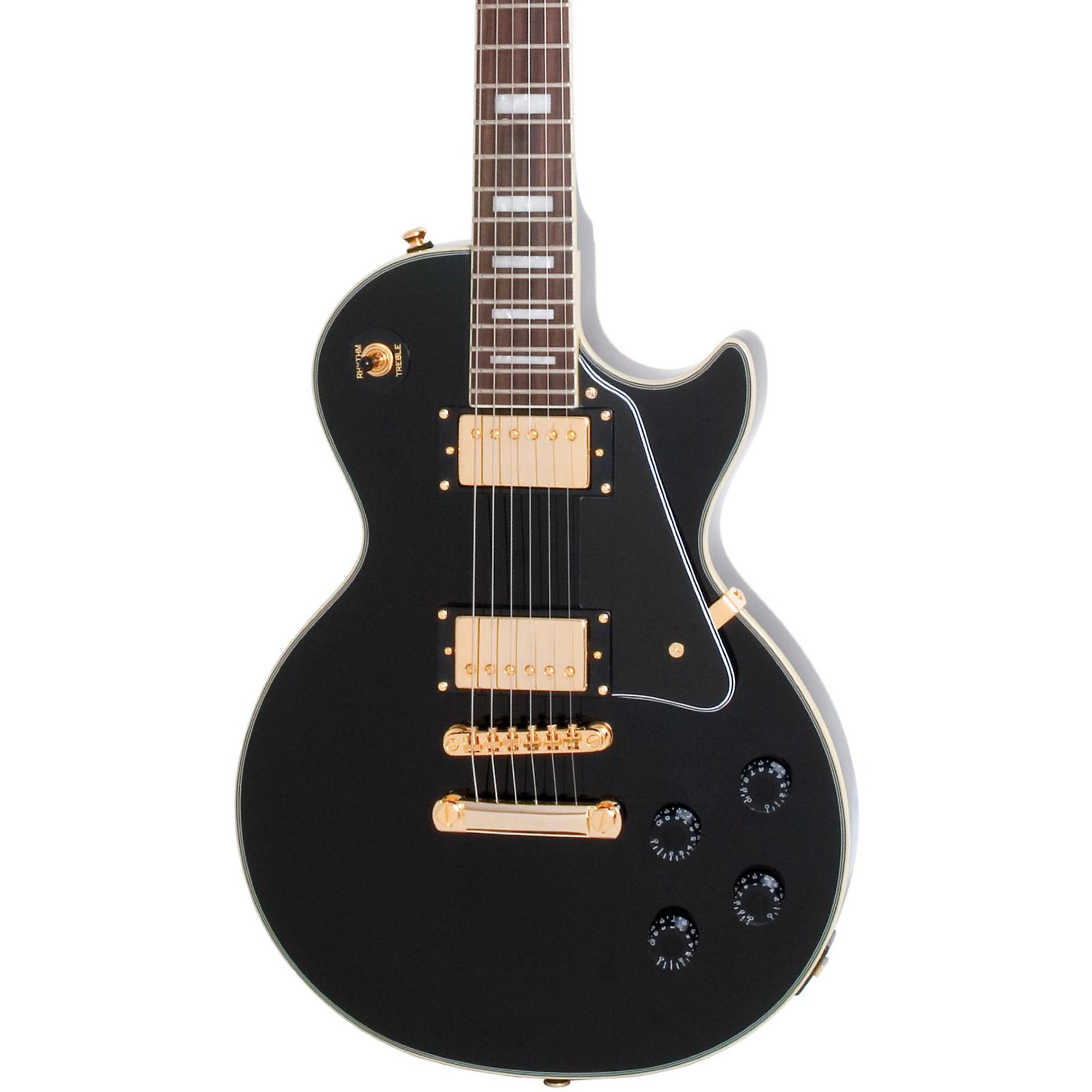 Epiphone Les Paul Custom PRO Electric Guitar Ebony | Guitar Center