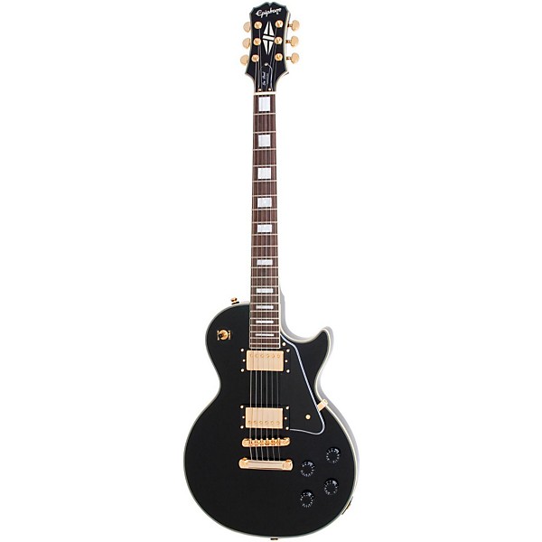 Epiphone Les Paul Custom PRO Electric Guitar Ebony | Guitar Center