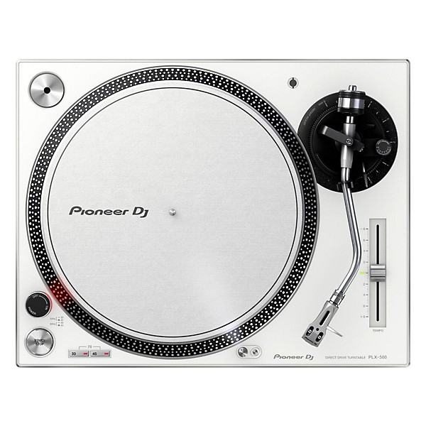 Pioneer DJ PLX-500 Direct-Drive Professional Turntable White