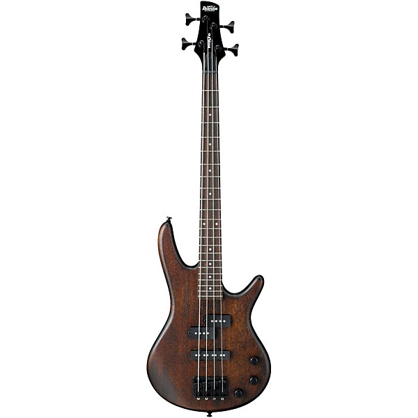 Ibanez GSRM20B Mikro 4-String Electric Bass Guitar Walnut Thin