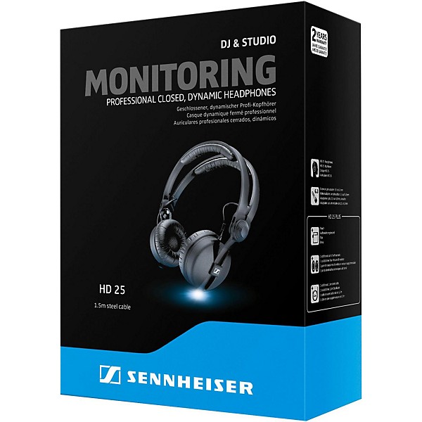 Open Box Sennheiser HD 25 On-Ear DJ Headphones | Guitar Center