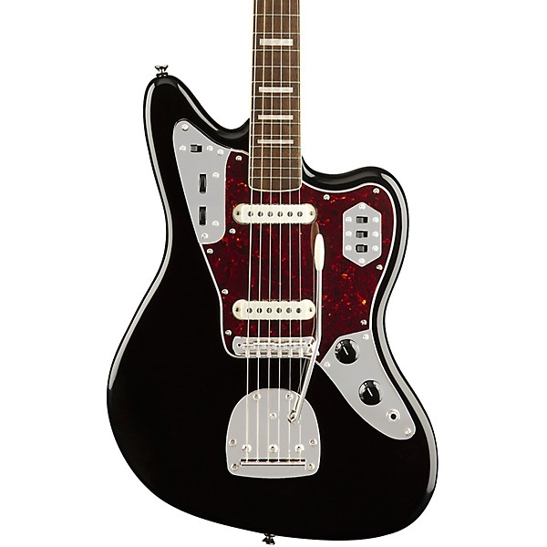 Squier Classic Vibe '70s Jaguar Electric Guitar Black | Guitar Center