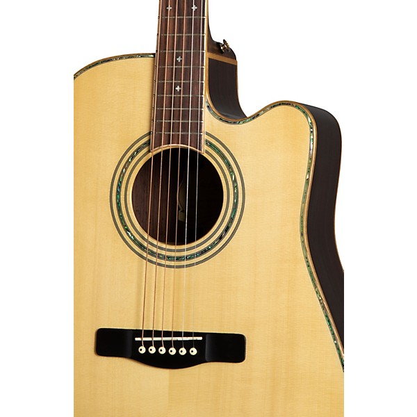 Greg Bennett Design by Samick ASDRCE Dreadnought Cutaway Solid