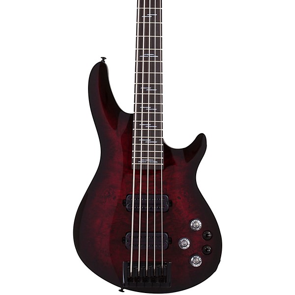 Schecter Guitar Research Omen Elite-5 5-String Electric Bass Black