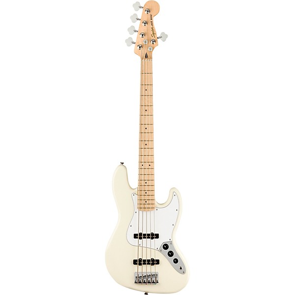 Squier Affinity Series Jazz Bass V Maple Fingerboard Olympic White