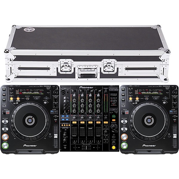 Pioneer DJ CDJ-1000MK3/DJM-800 Package with Coffin Case | Guitar
