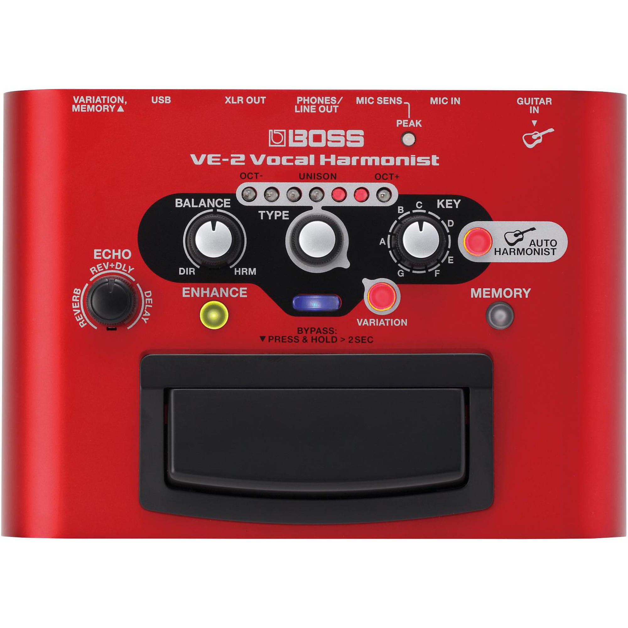 BOSS VE-2 Vocal Harmonist Multi-Effects Pedal | Music & Arts