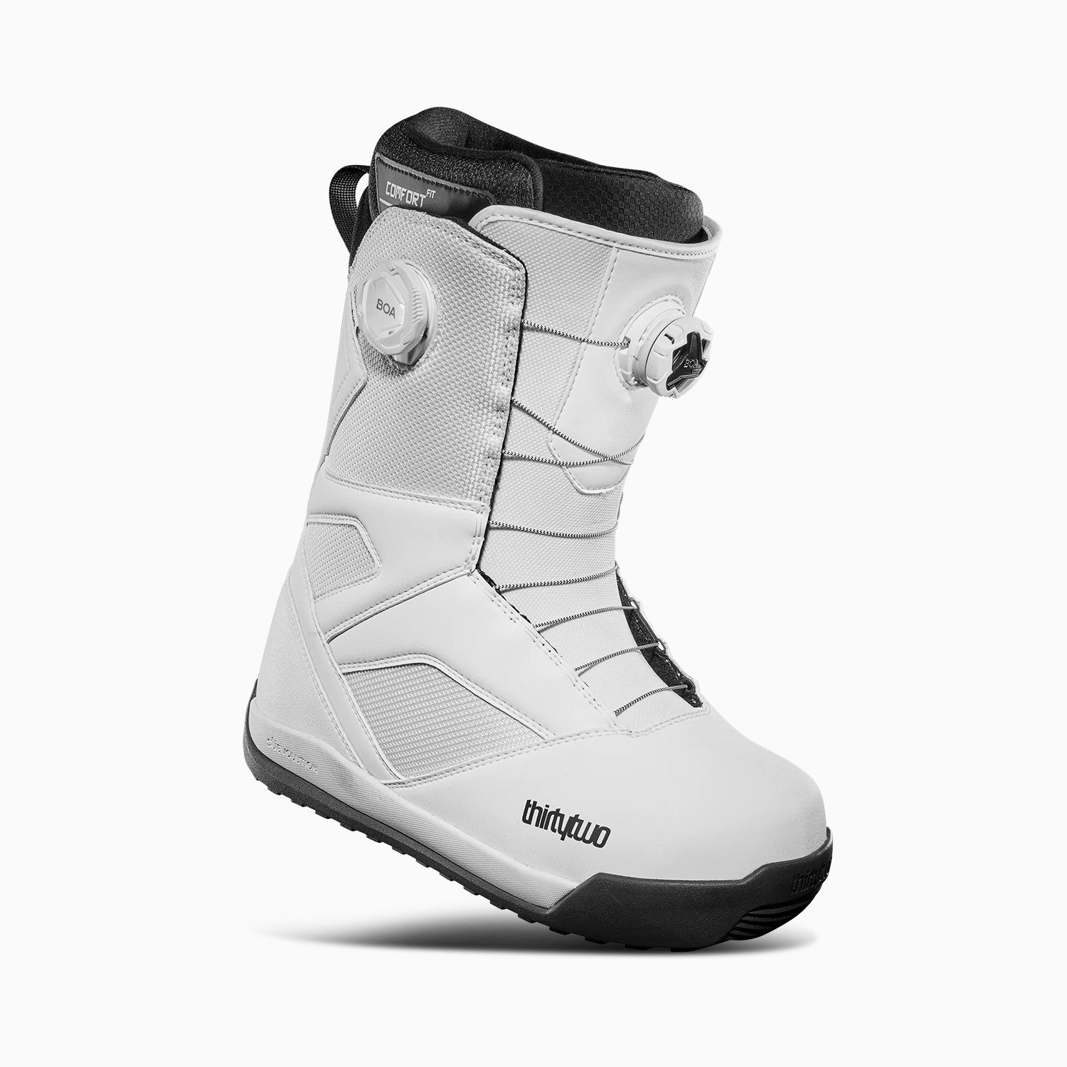 ThirtyTwo STW Double BOA Snowboard Boots 2025 - White/Black