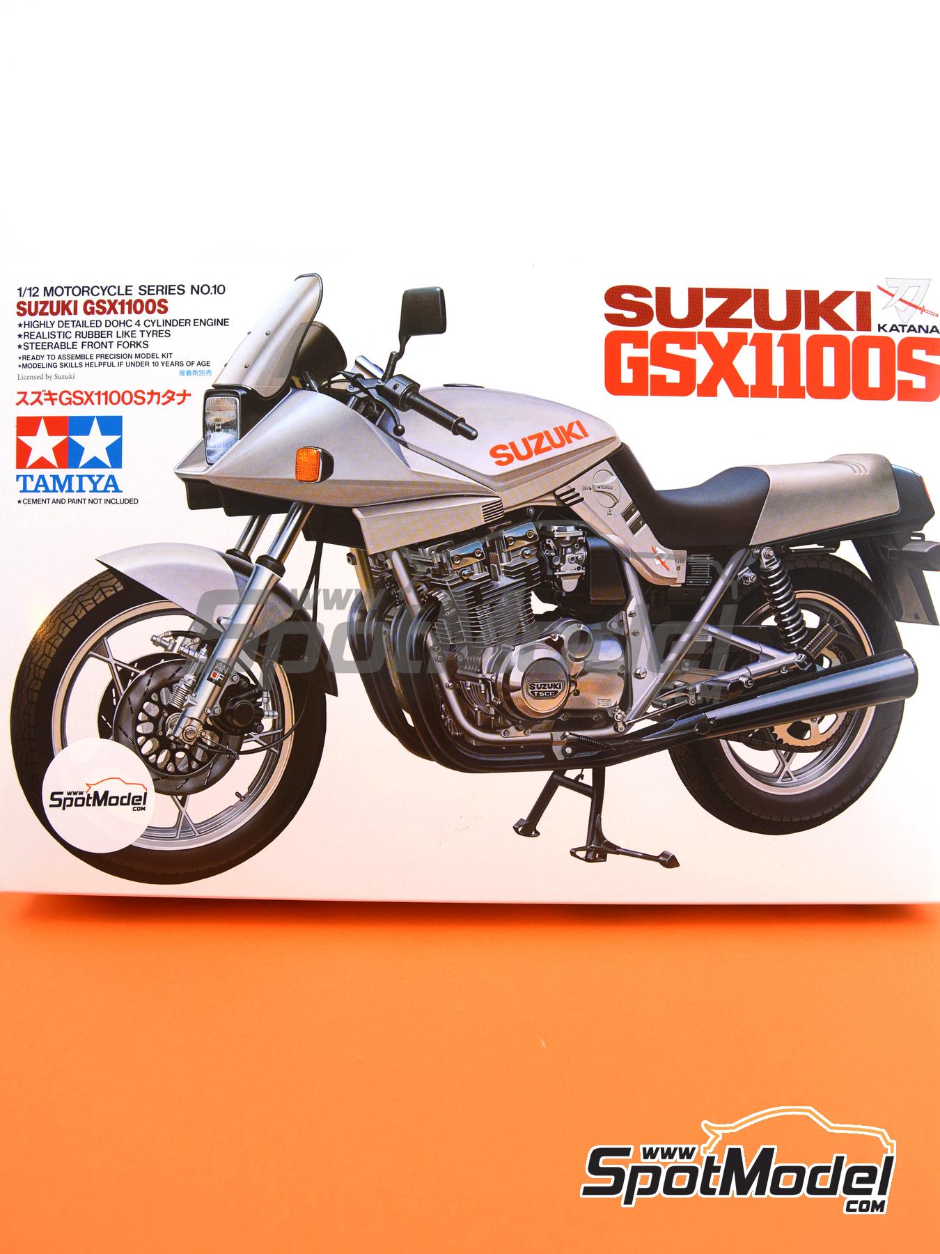 Tamiya 14010: Motorbike scale model kit 1/12 scale - Suzuki