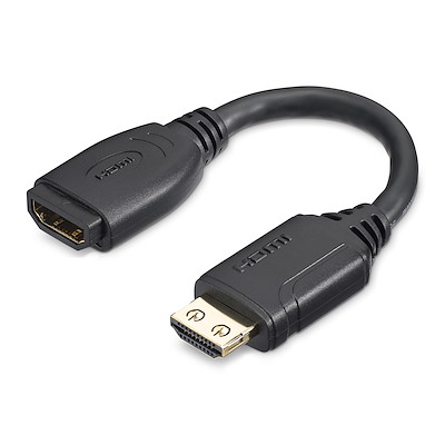HDMI 2.0 延長ケーブル／15cm／4K60Hz／イーサネット対応／High Speed