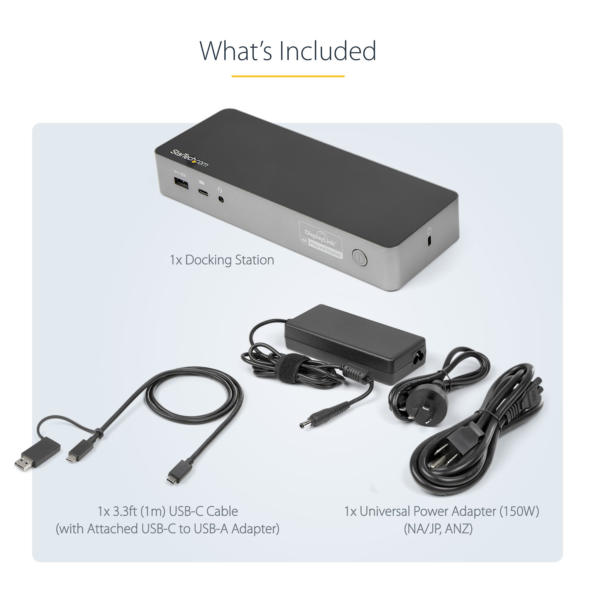 ドッキングステーション／USB-C （USB 3.1 Gen 1）& USB-A接続