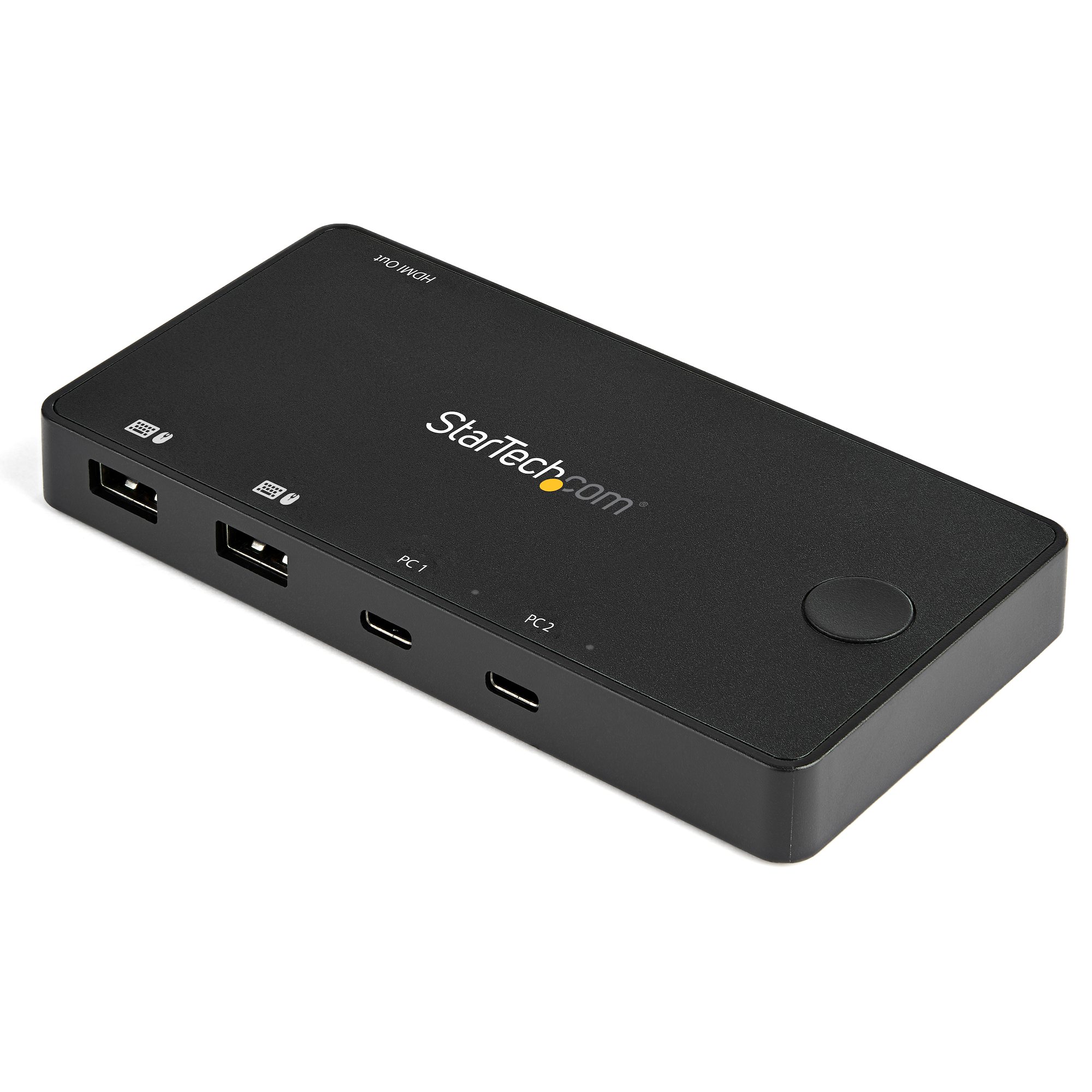 USB-Cパソコン対応2ポートKVMスイッチ 4K60Hz HDMI コンパクトUSB Type