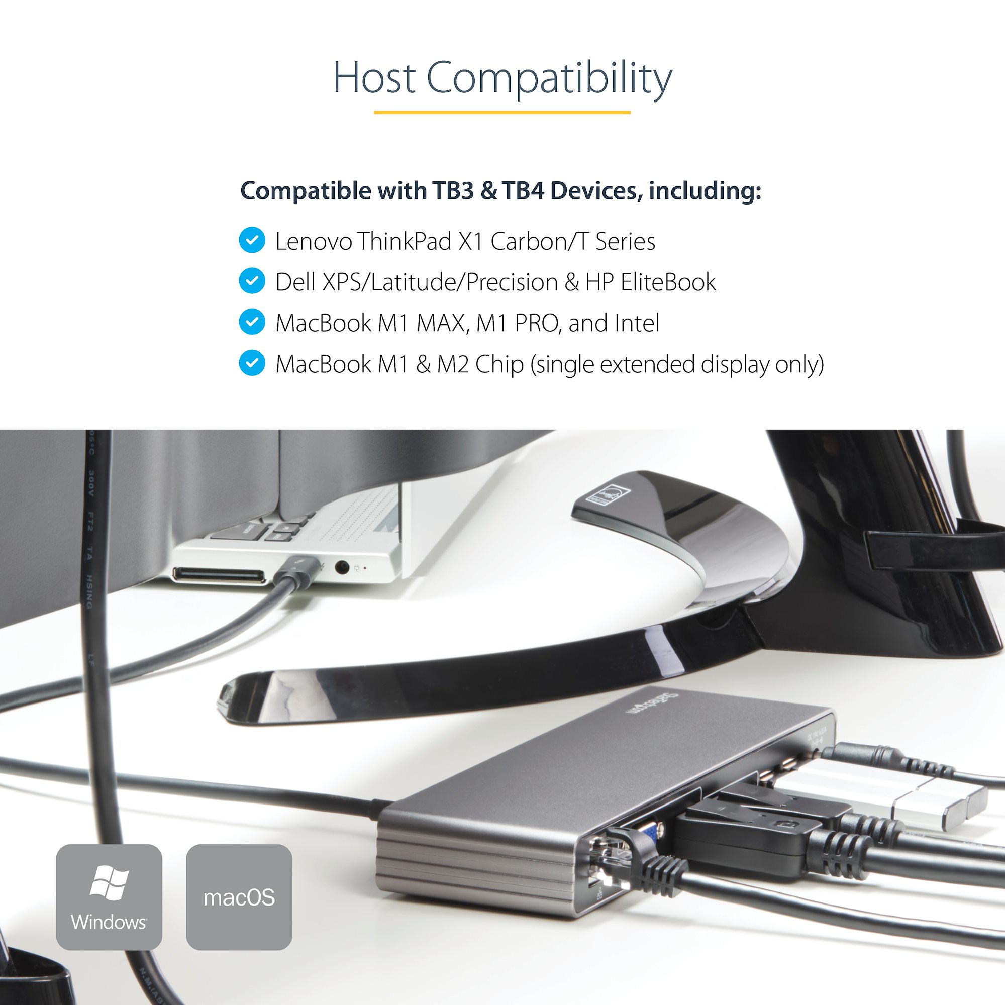 Thunderbolt 3 ドック／サンダーボルト3ドッキングステーション