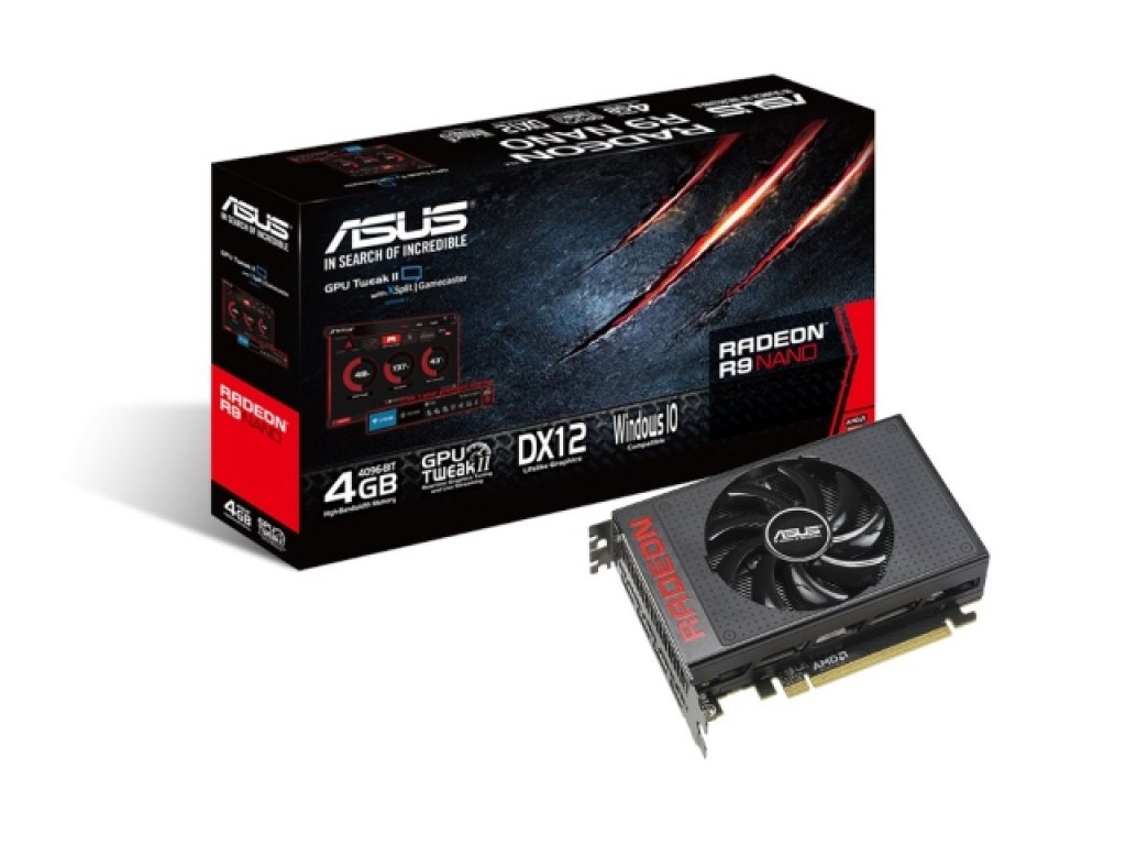 小さくてパワフル、Radeon R9 Nano搭載グラフィックカード「 ASUS