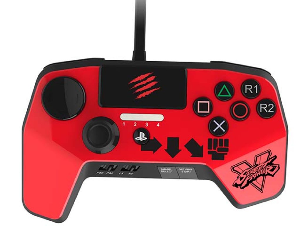 Mad Catz ストリートファイターV公式 アーケード型スティックとパッド