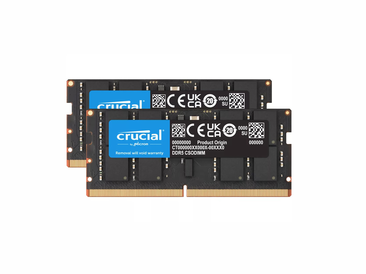 Crucial CT2K32G64C52CS5 262pin CSO-DIMM DDR5-6400 CL52-52-52 64GB
