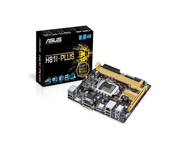 ASUS H81I-PLUS インテル 8シリーズ LGA1150対応 intel H81チップ