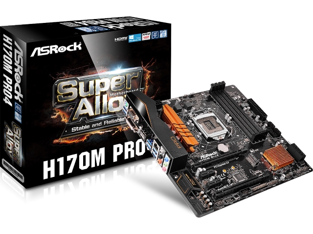 ASRock H170M Pro4 インテル 100シリーズ LGA1151対応 intel H170